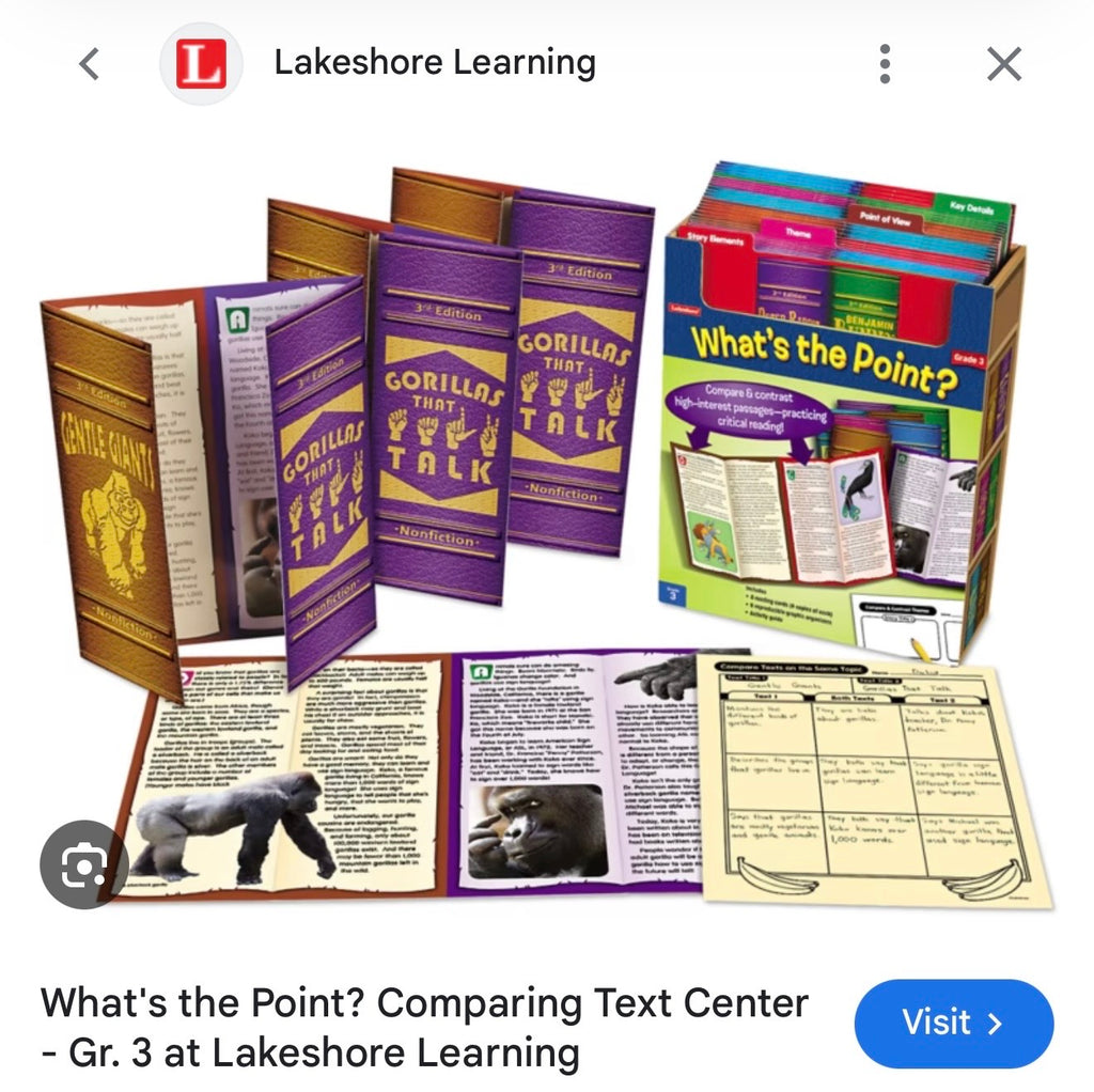 Lakeshore Learning - What’s The Point Bundle for 2nd, 3rd, and 4th grades