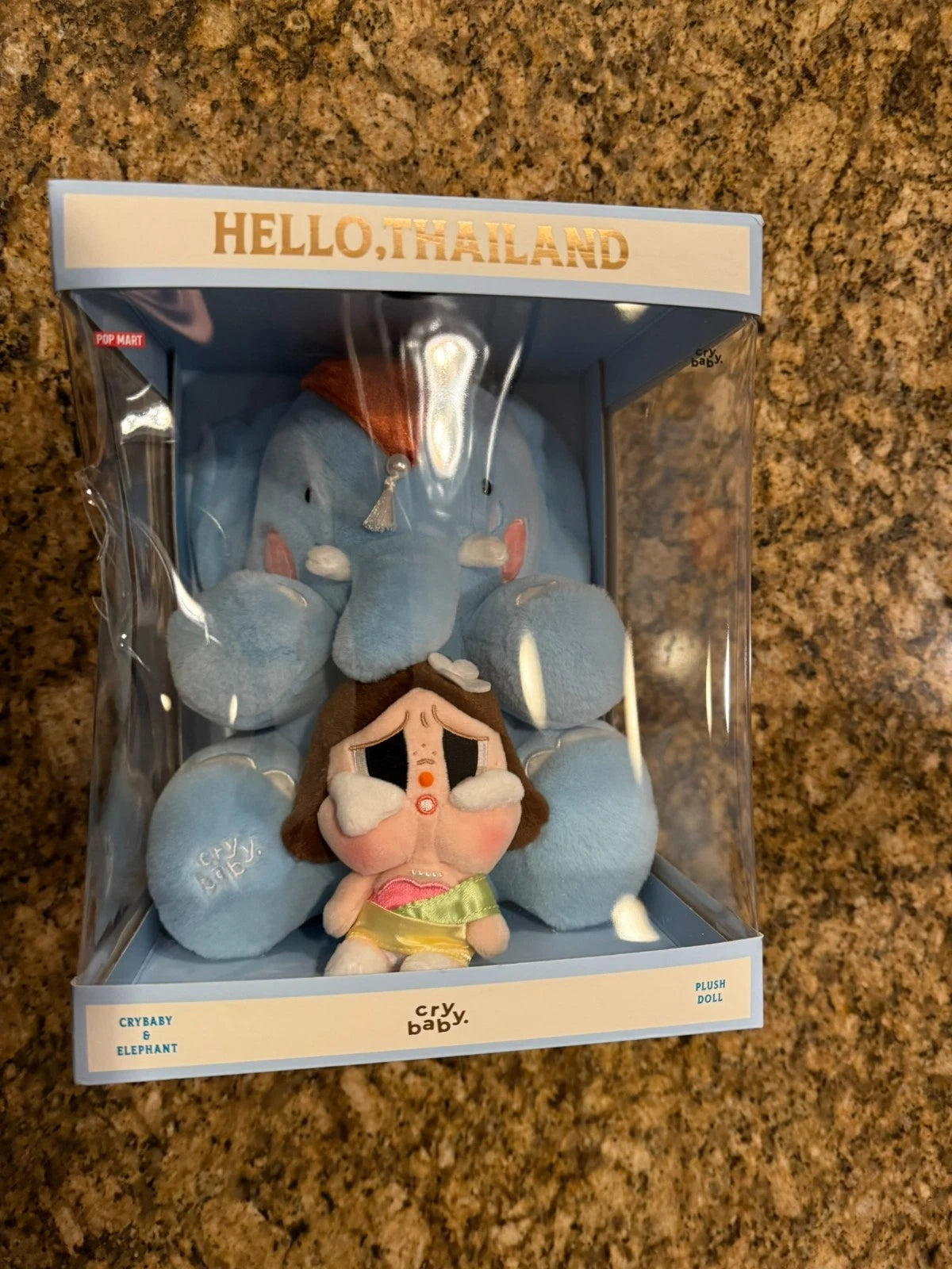 Pop Mart Crybaby Hello Thailand Elephant Sealed, damaged box