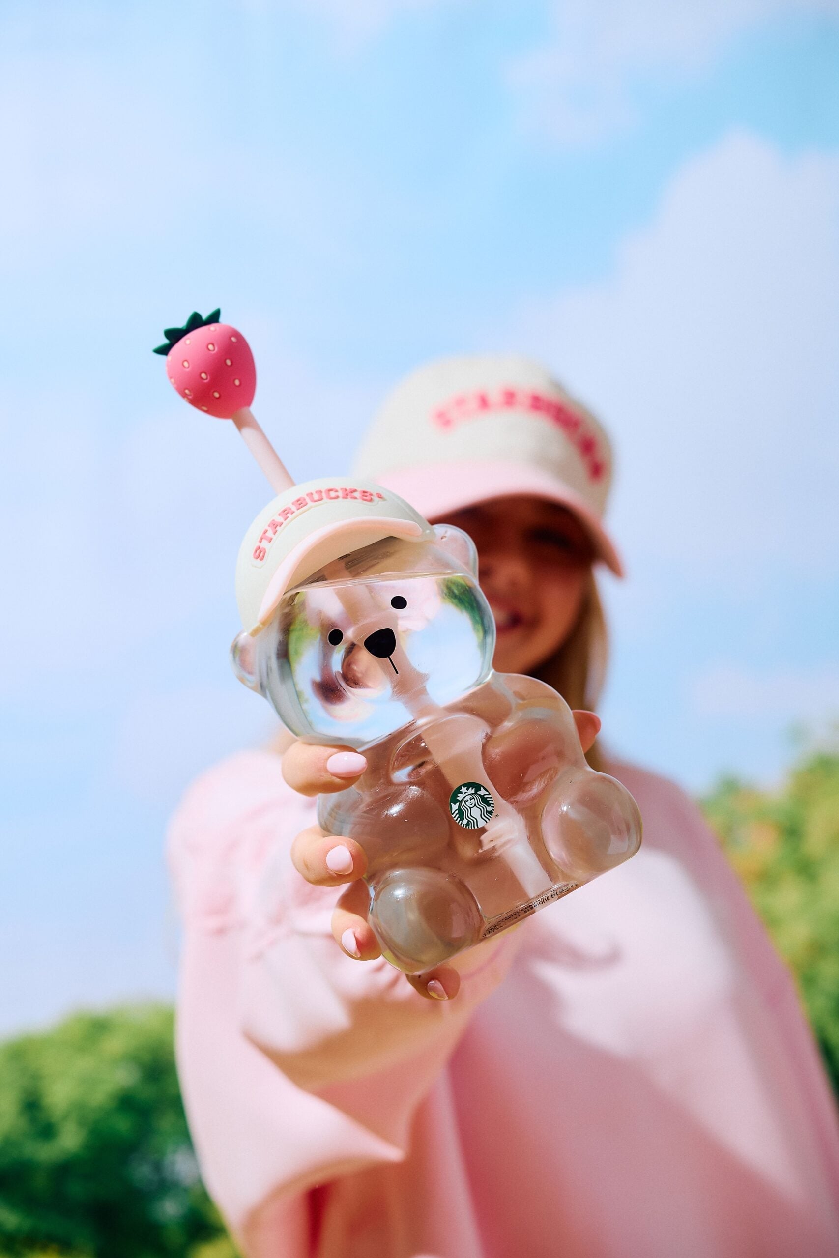 Glass Bearista™ Cold  Cup - Pink Edition