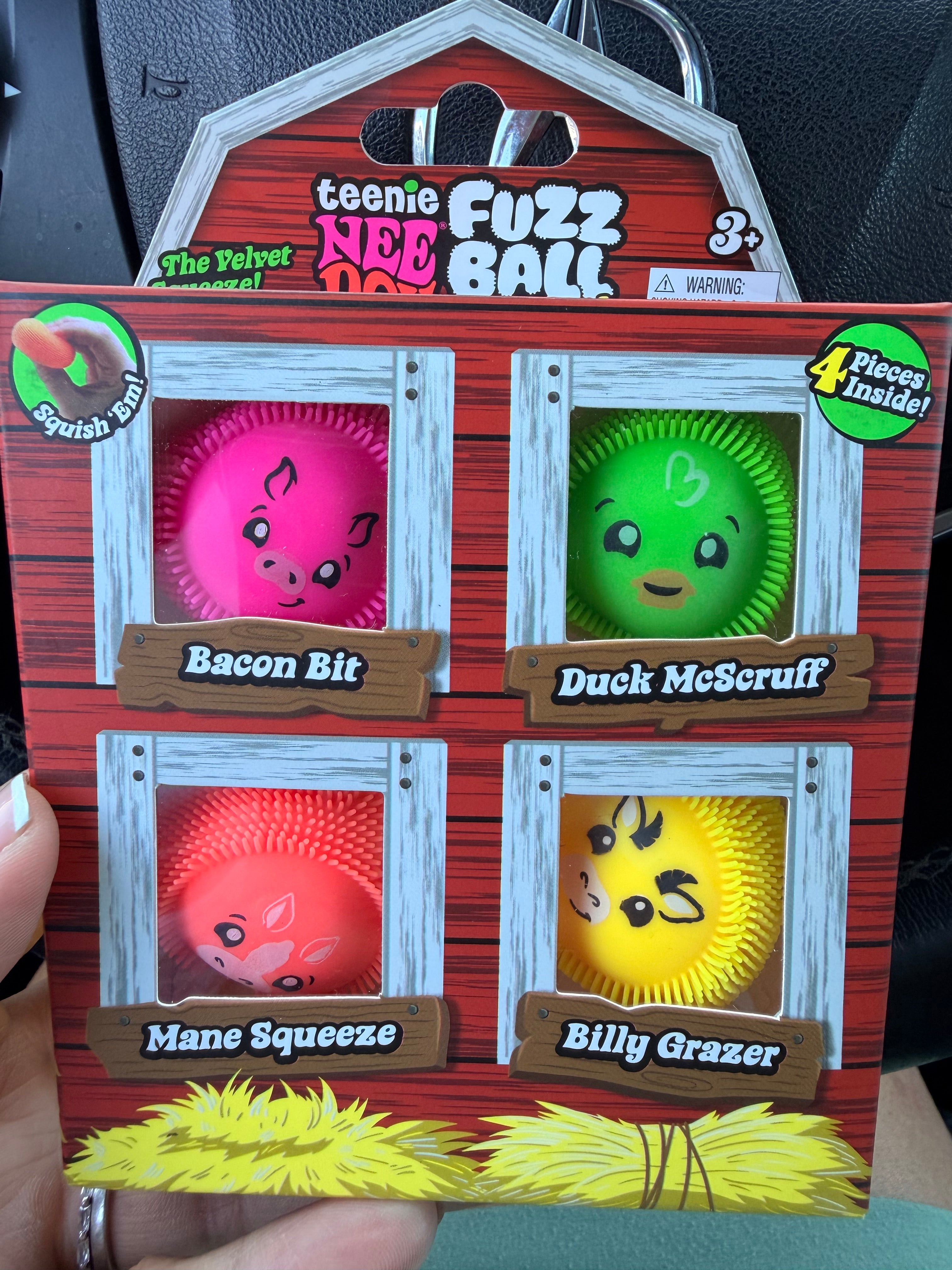 TEENIE NEEDOH Fuzz Ball Farmyard - Hard to find