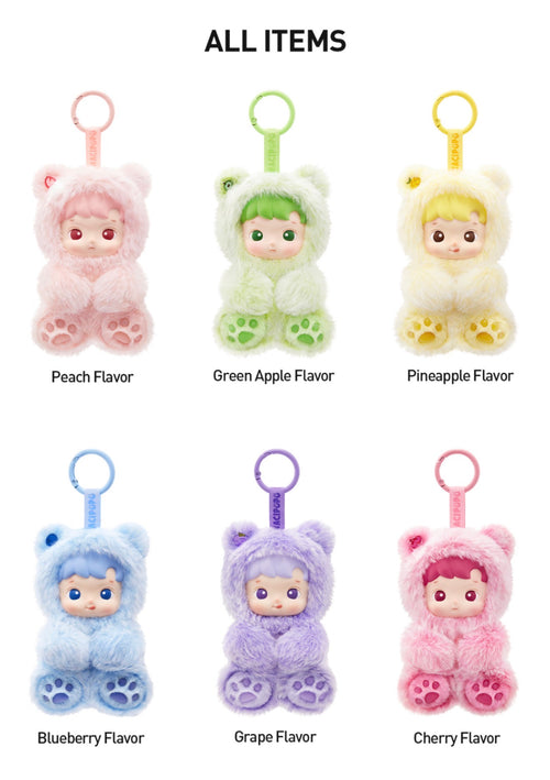 HACIPUPU Gummy Bear Series-Vinyl Plush Pendant Blind Box