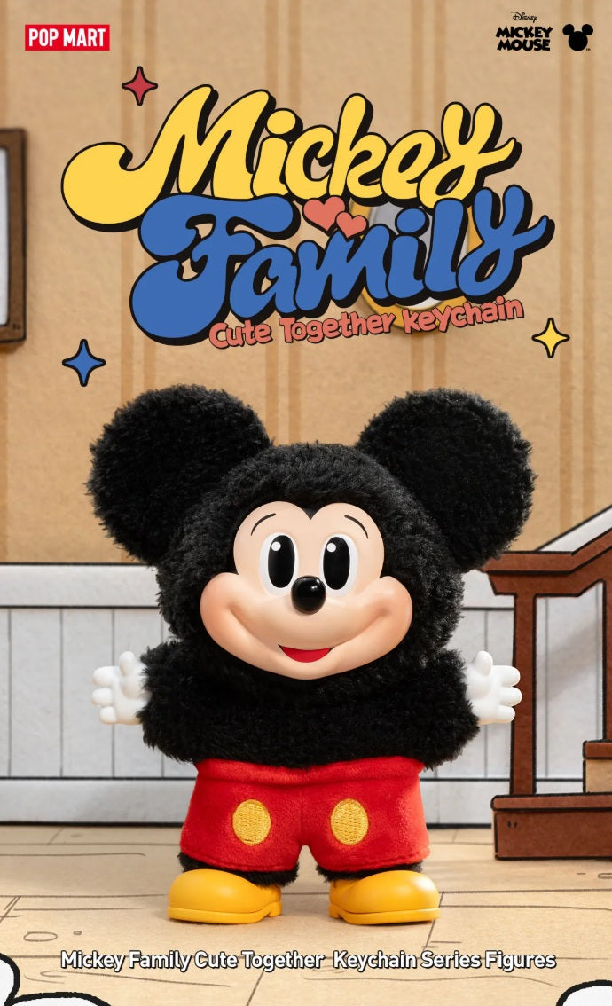 Pop Mart Mickey Family - Cute Together Keychain