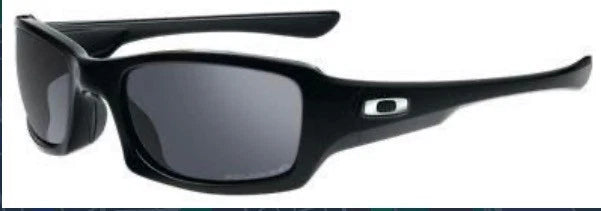 Oakley wrap polished black black iridium polarized sunglasses 009238-06