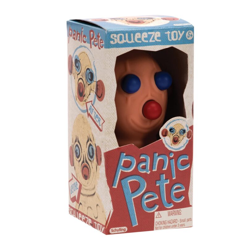 Panic Pete Squeeze Toy - in box AND Not in box