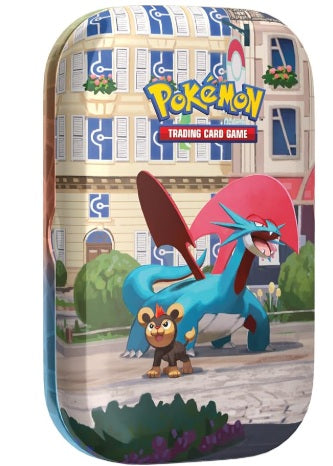 Pokémon -Pokemon TCG: Lumiose City Mini Tin: Salamence & Litleo Sealed