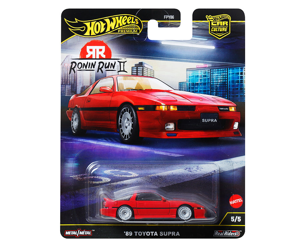 Hot Wheels 2025 Car Culture Ronin Run II - 1989 Toyota Supra RHD (Right Hand Drive)