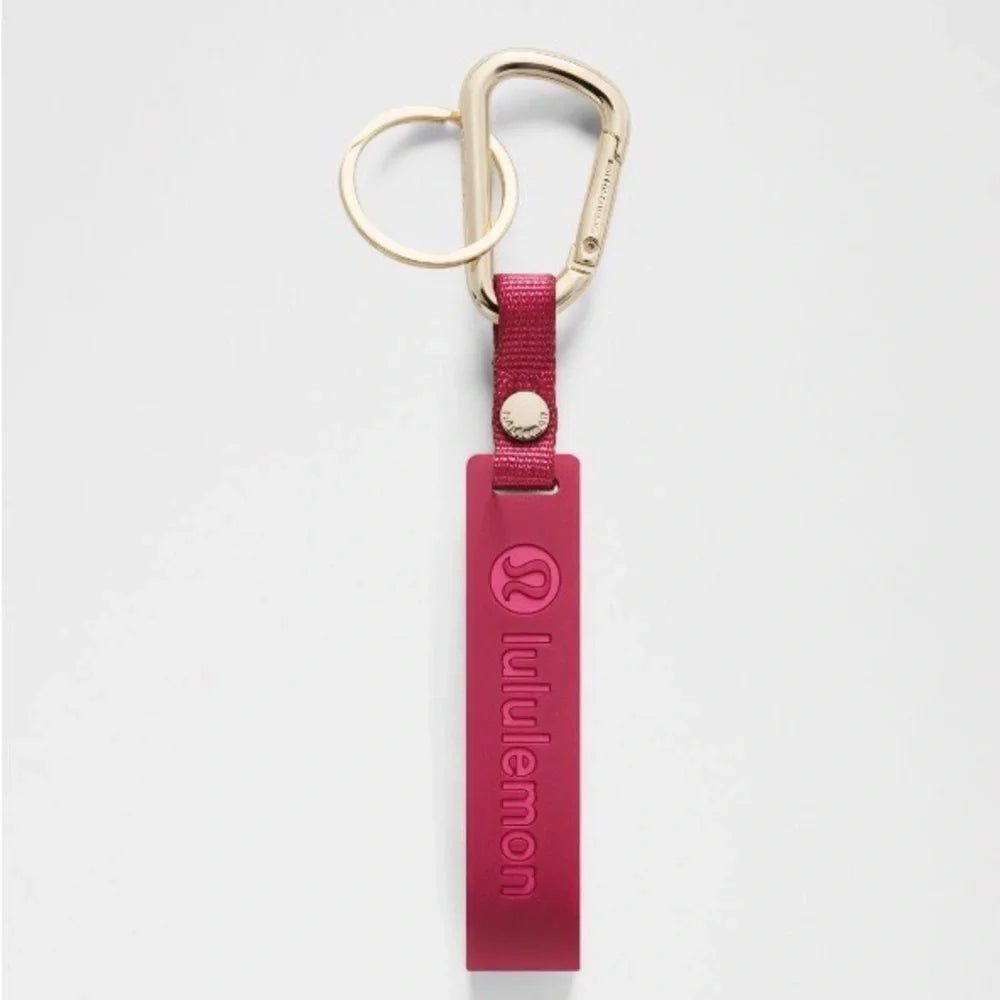 Lululemon Silicone Keychain