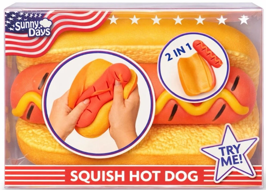 Sunny Days Squish Hot Dog | Slow Rise Squishy Toy