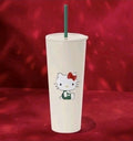 Starbucks Hello Kitty 2025 Holiday 26oz Cold Cup Stainless Steel Tumbler