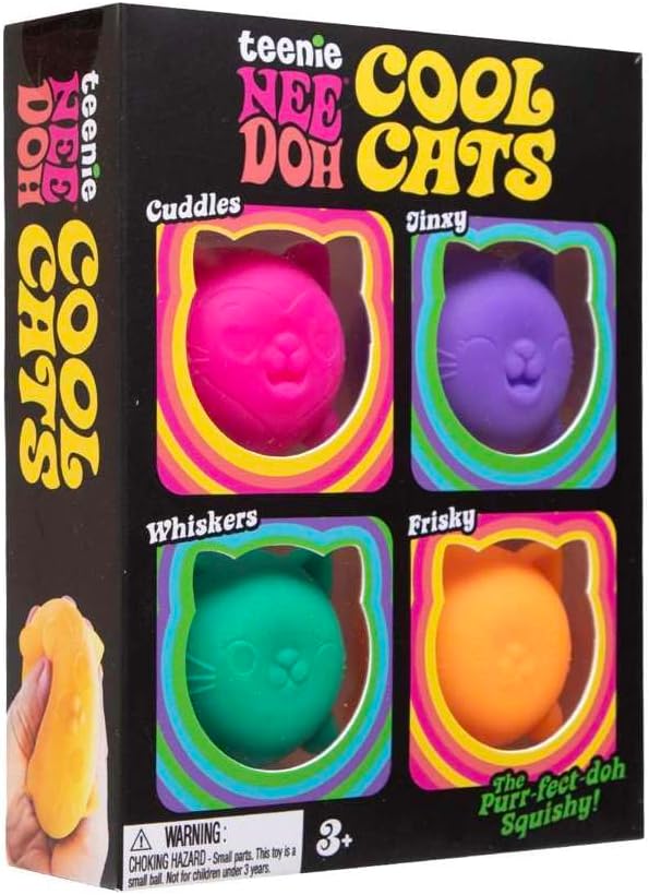 TEENIE NEEDOH Cool Cats - 4 pack