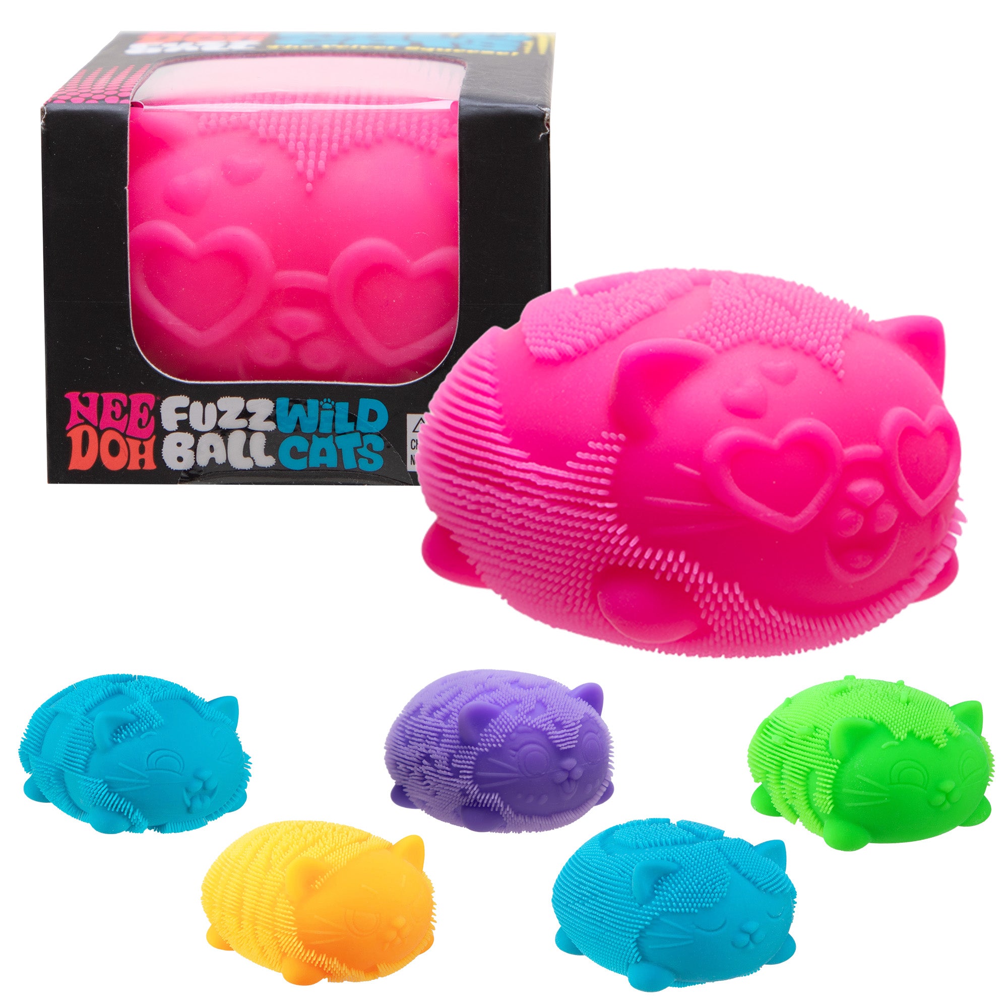 Needoh Fuzz Ball Wild Cats