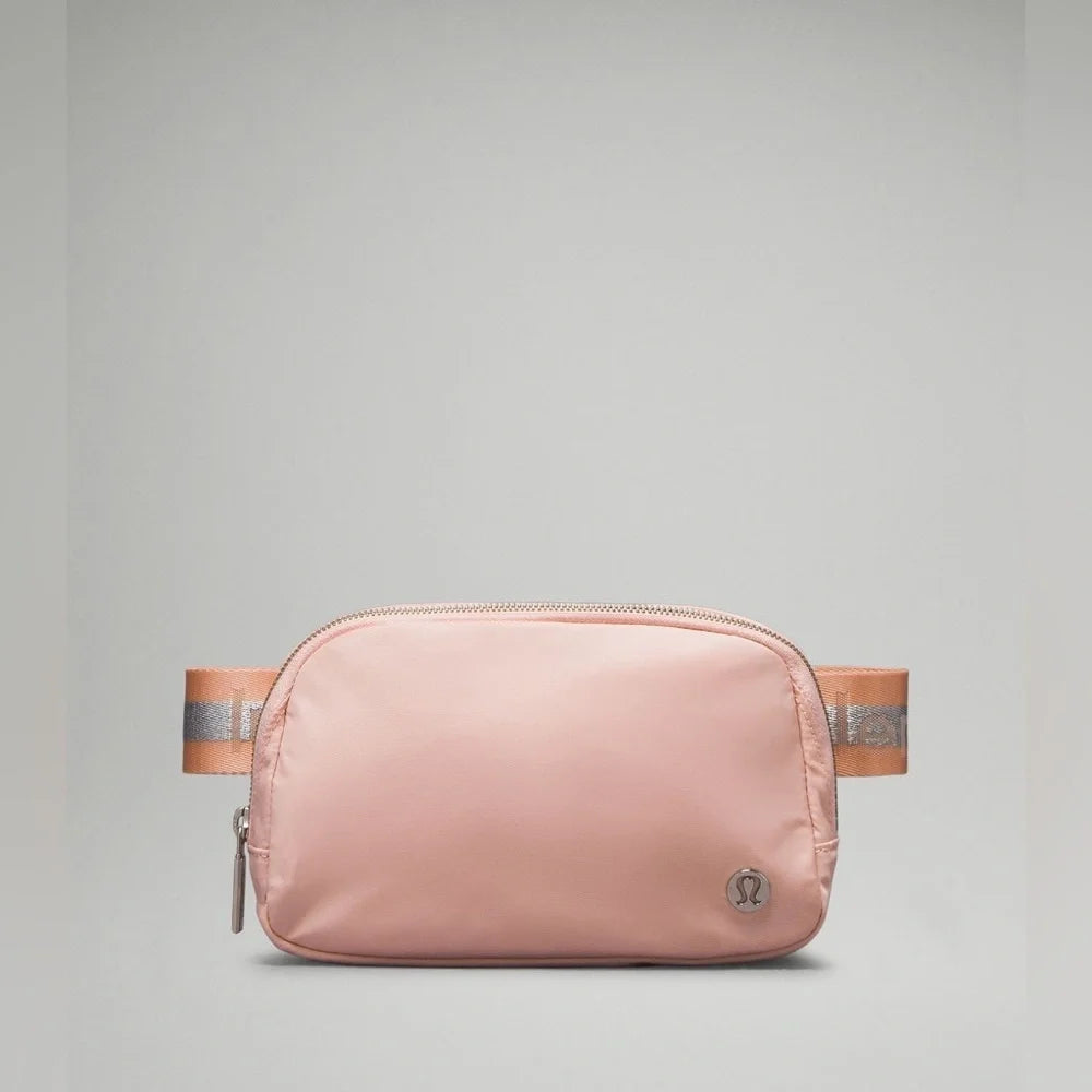 Lululemon Everywhere Belt Bag Pimi/ Silver/ White