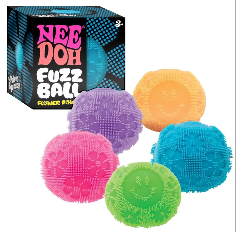 Needoh Fuzz Ball - Flower Power