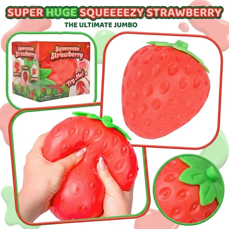 Squeeeeze Strawberry Sensory Toy